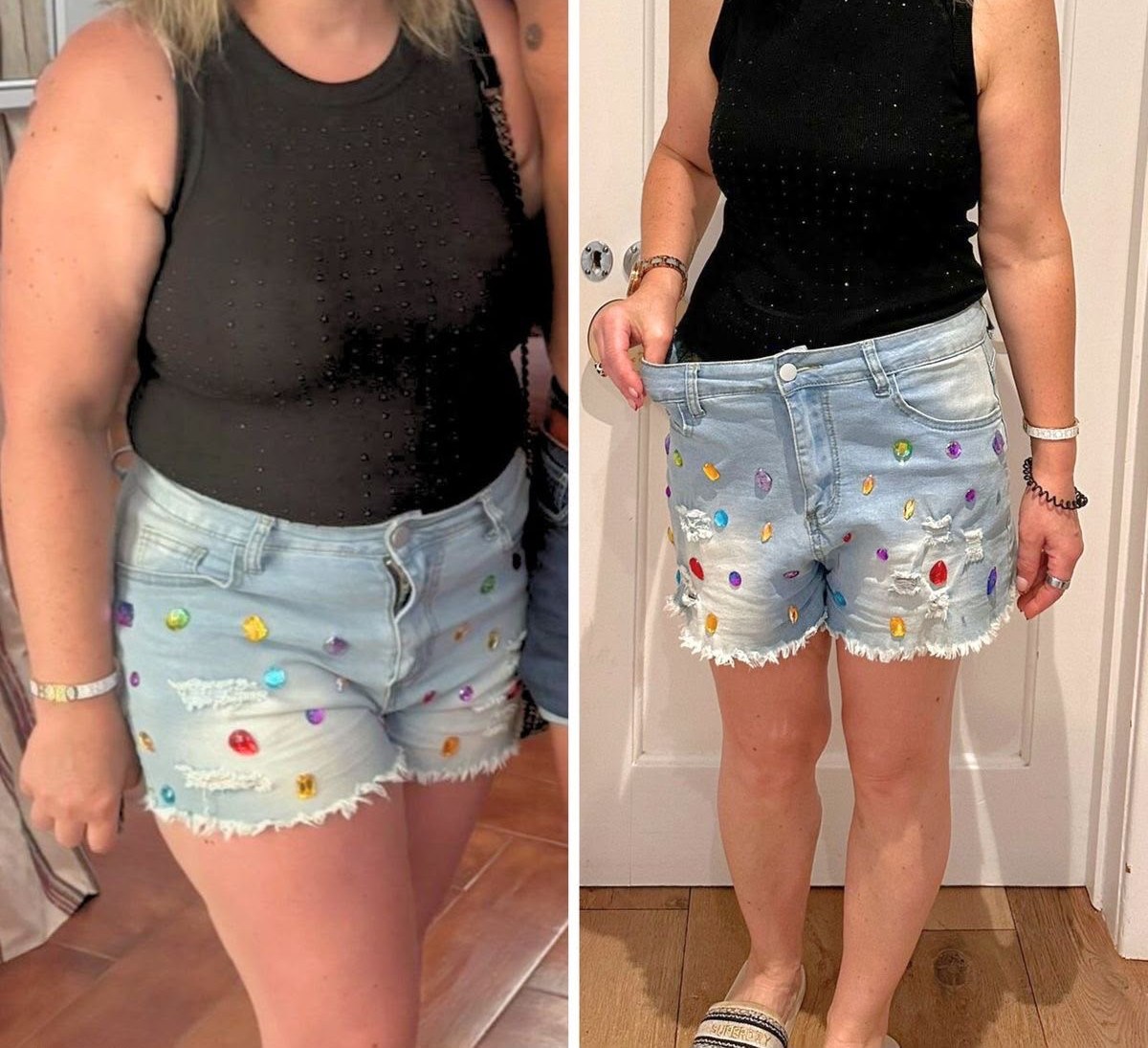 Antes e depois de aluno