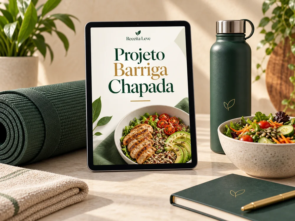 Mockup ilustrativo do bônus Projeto Barriga Chapada