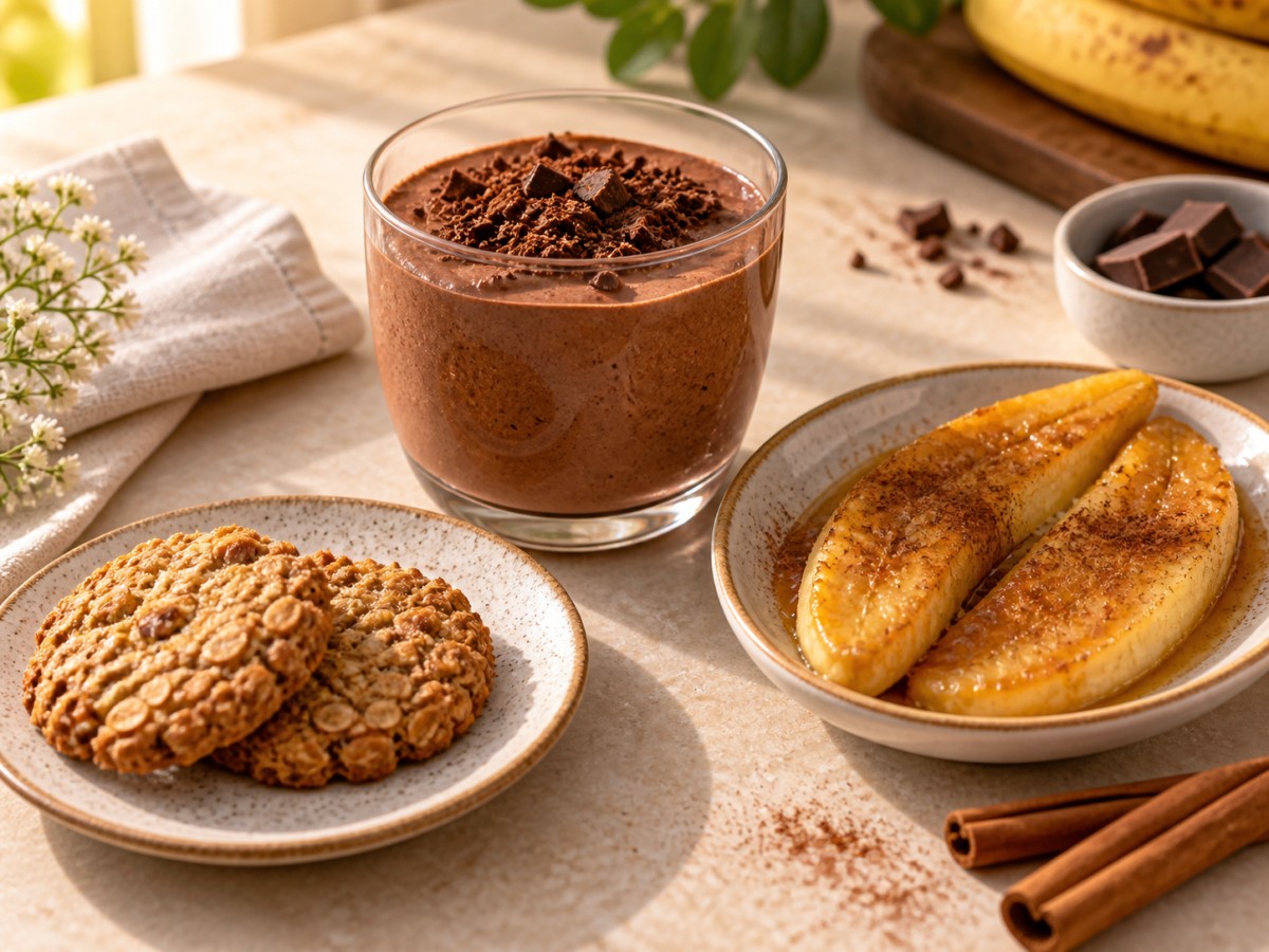 Seleção de doces e sobremesas caseiras