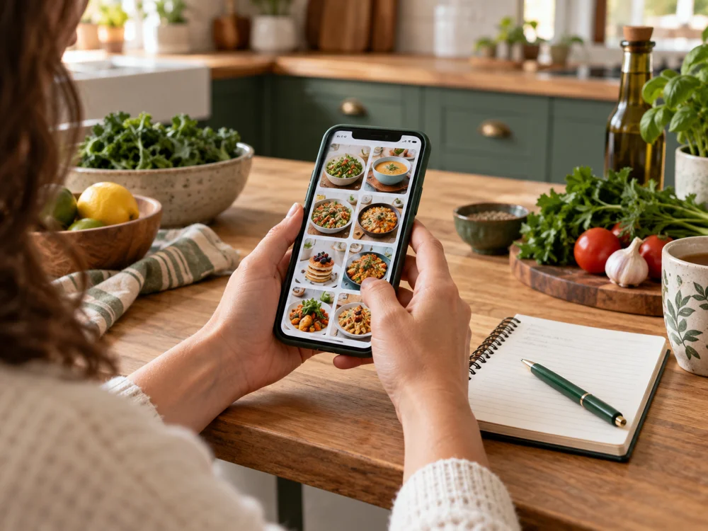 Consulta de receitas pelo celular