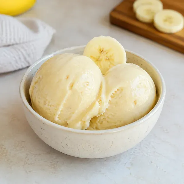 Sorvete de Banana Congelada