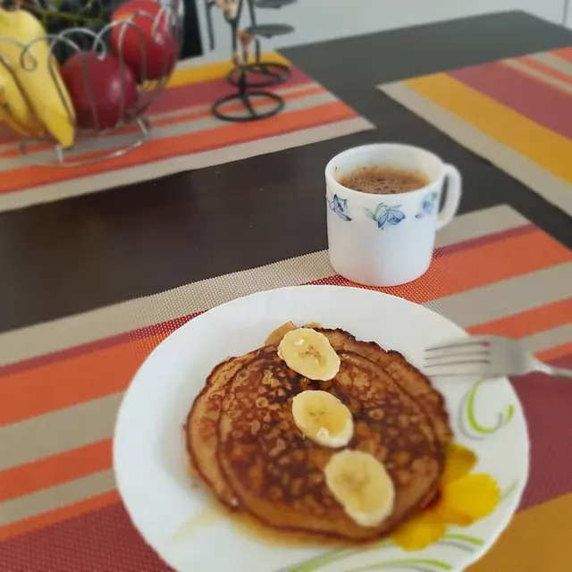Panqueca Doce de Aveia e Banana